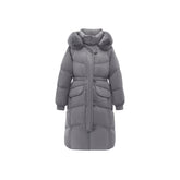 Women's Parka Down Coat With Fox Fur Collar